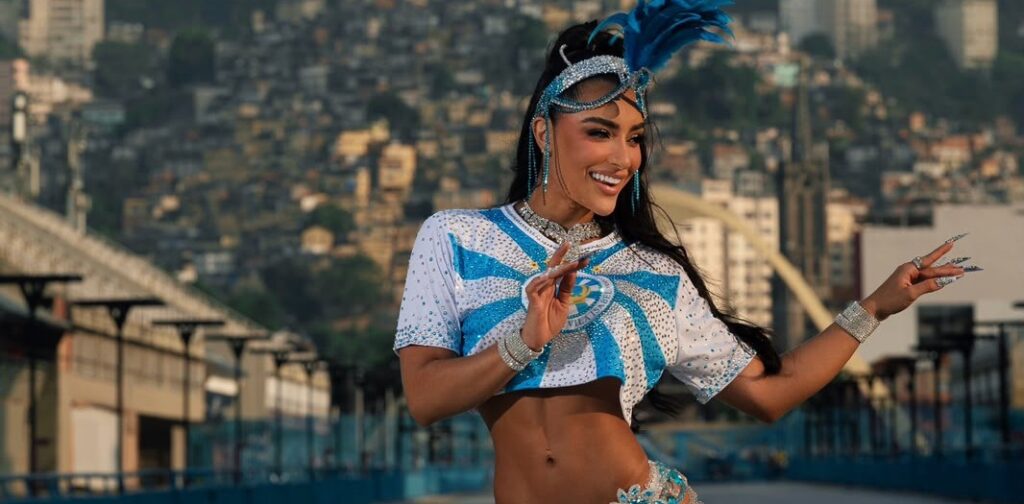 Duda Freire, nova musa da Unidos de Vila Isabel para o Carnaval 2027